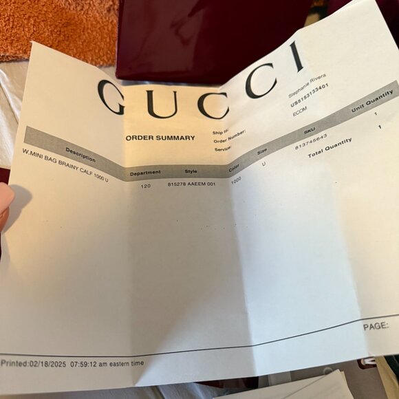 Gucci GG Emblem super mini bag - NEW condition - Picture 7 of 11